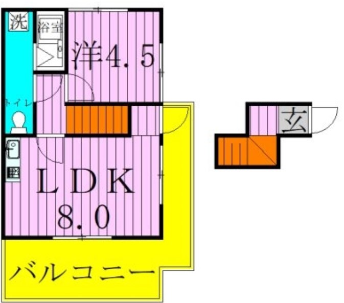 Belle-Vue Le Chien 1 間取り図