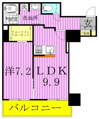 ロイヤルパークスタワー南千住 間取り図