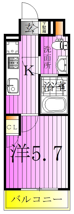 ライジングプレイス堀切 間取り図