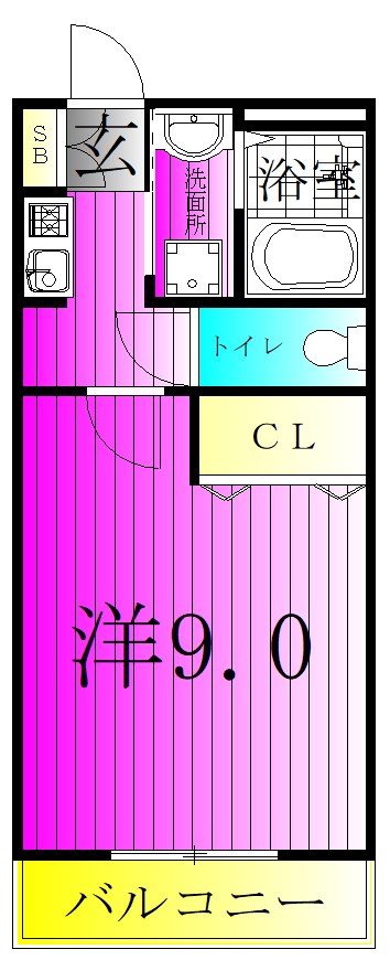 グレイス 202号室 間取り