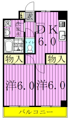 ファウンテンハイム 間取り図
