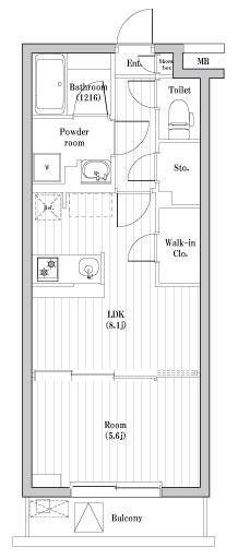 SPコート保塚町 間取り図