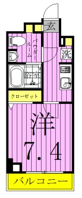 ＡＺＥＳＴ千住大橋 間取り図