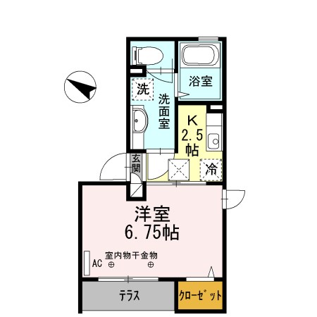 シャルマン　コーポ若菜 間取り図