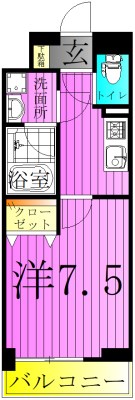 アーバンパーク梅島 間取り図