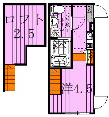 カーサ・ドルチェ 間取り図