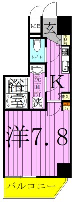 マキシヴ西新井  間取り図