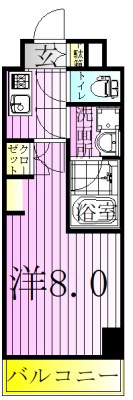 マキシヴ西新井  間取り図