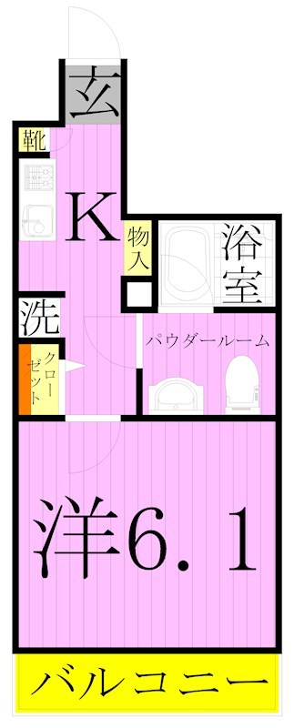 スプレスター綾瀬 間取り図