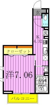 ステラ北綾瀬 間取り図