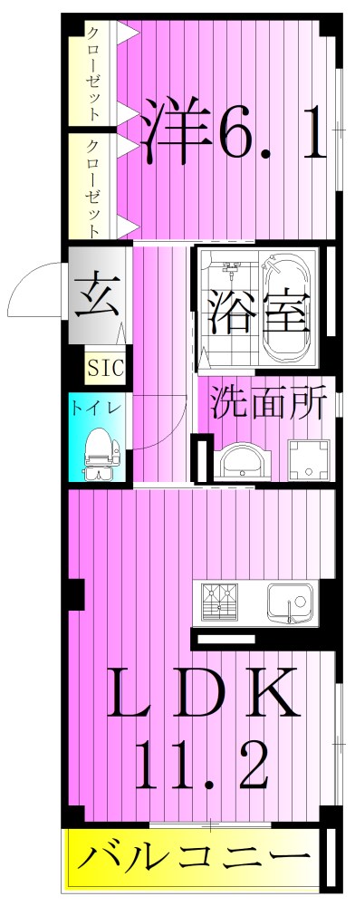 Aster Umejima(アステール梅島) 間取り図