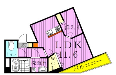 ＭＫ小金ビル 301号室 間取り