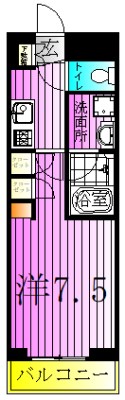 ジュイールパルフェ西新井 間取り図