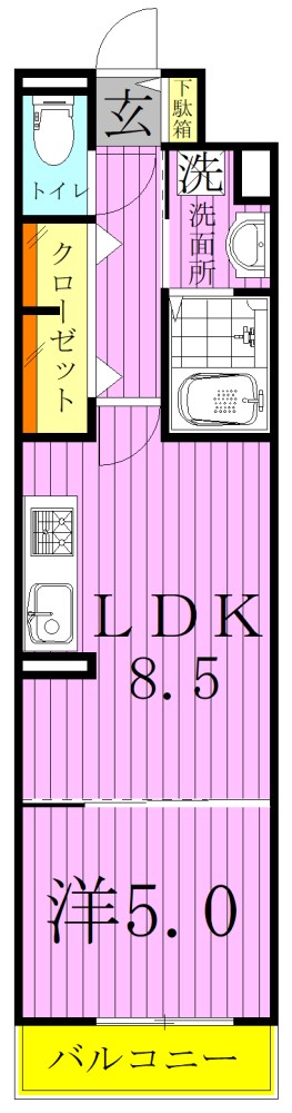 ロー　クレール 間取り図