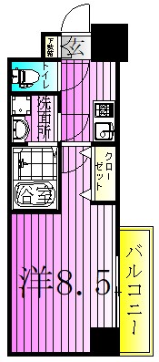 メイクス西新井大師 間取り図