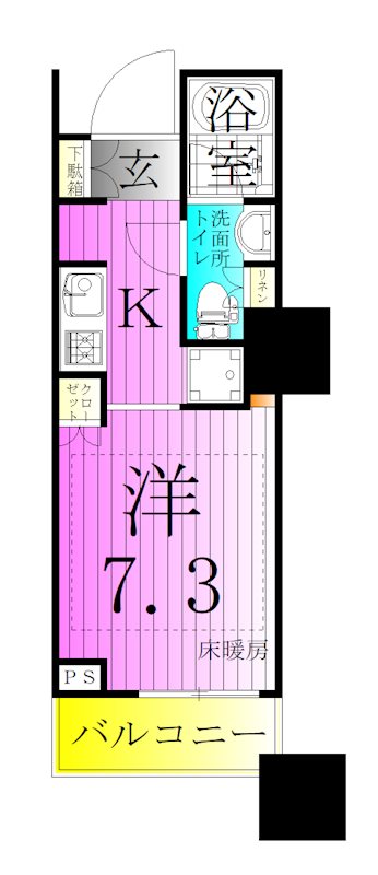 千住ザ・タワー 間取り図