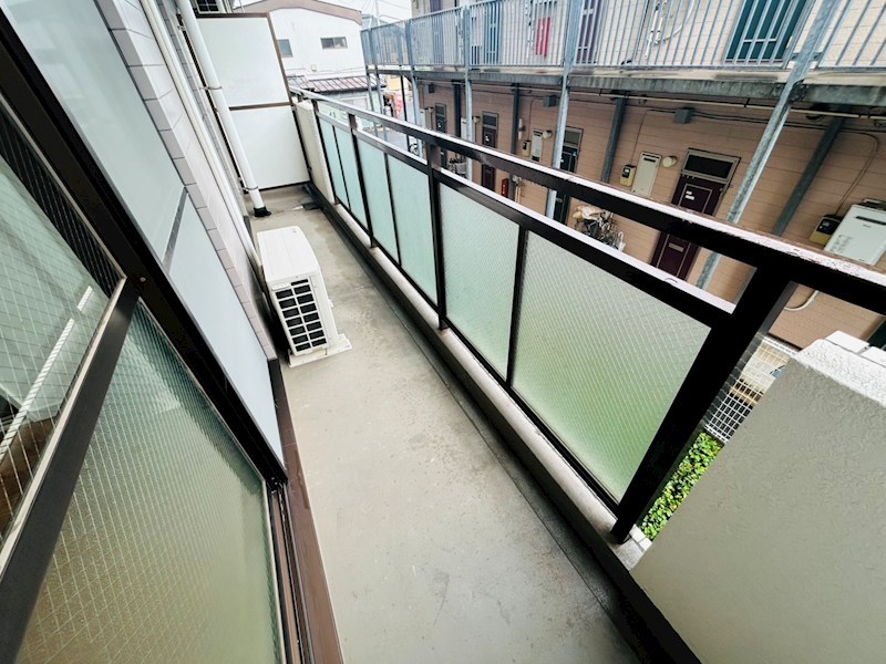 マンション豊四季 ベランダ