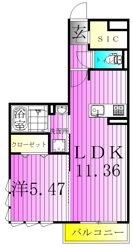 ボヌールメゾン 間取り図
