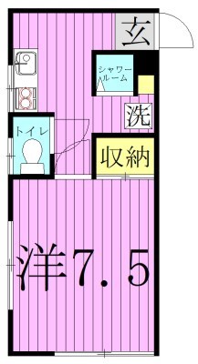 コンフォートM 203号室 間取り