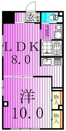 フォンティーヌ尾久 間取り図