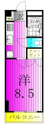田村ビル 203号室 間取り