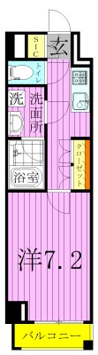 GENOVIA五反野skygarden 間取り図