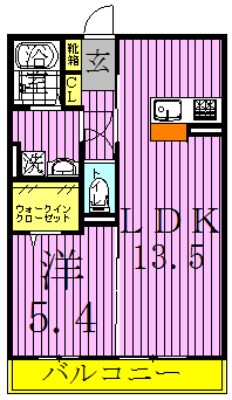 プランドールＥ 間取り図
