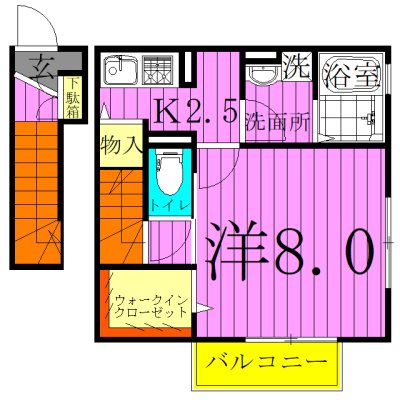 Ｍａｉｓｏｎ　Ｖｅｒｔｅ　Ｂ 間取り図