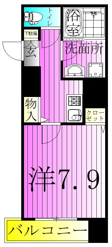 Ｃａｐｒｉｃｏｒｎ 間取り図