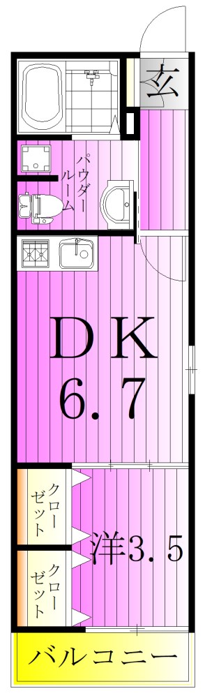 コート ブルー マチヤ 間取り図
