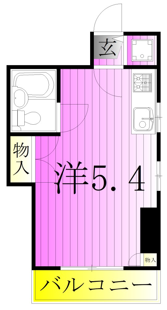 アストラル町屋 間取り図
