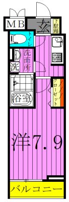 エスポア２ 間取り図