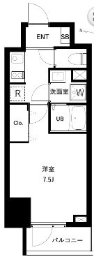 アーバンパーク扇大橋 間取り図
