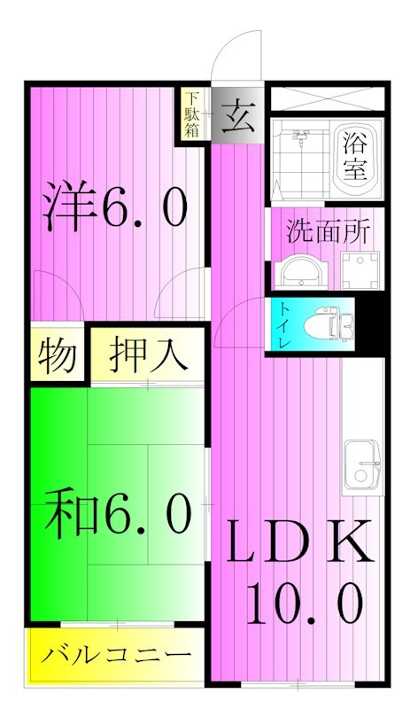 パークヒル舎人 間取り図
