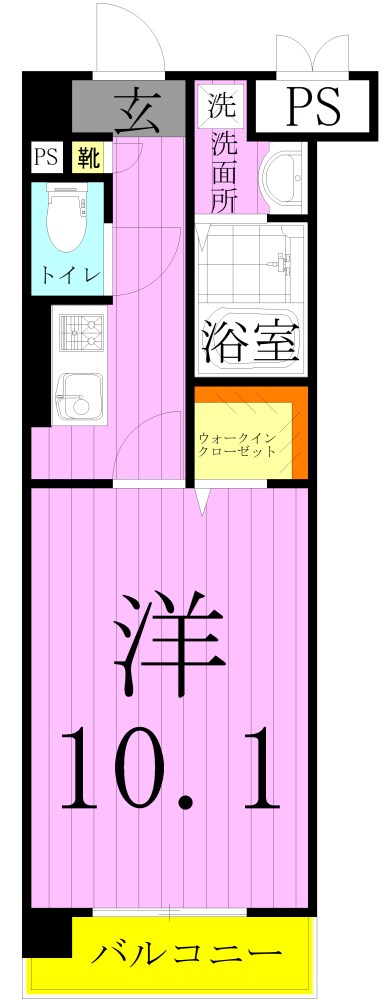 マーケイ 間取り図