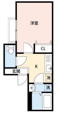 Ｖｉｏｌａ松戸 302号室 間取り