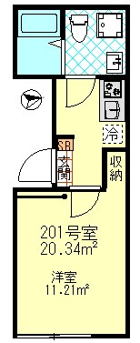プルミア梅島 間取り図