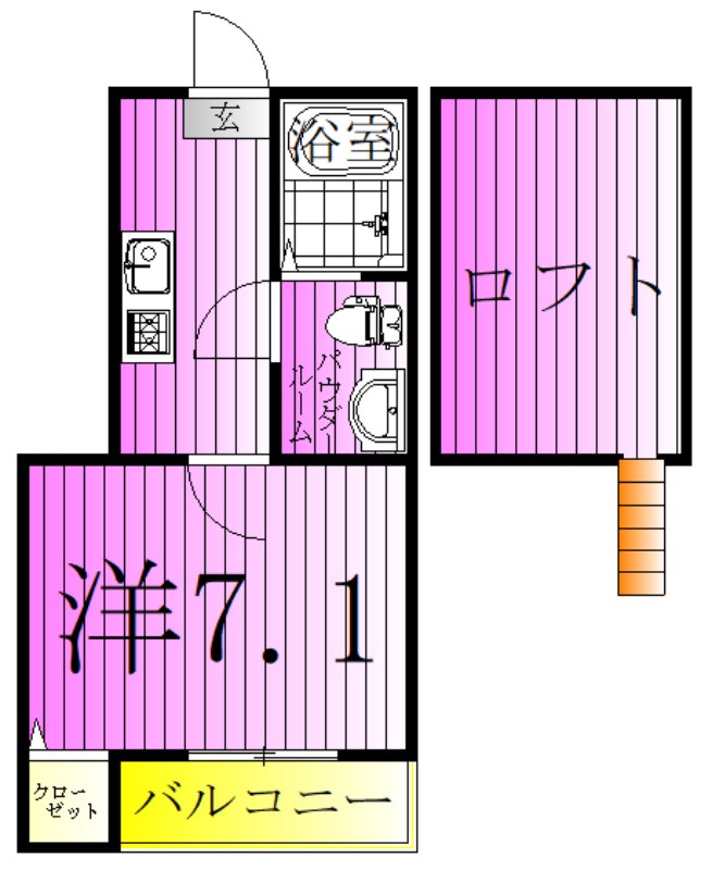 Ｃａｍｅｌ西新井 間取り図