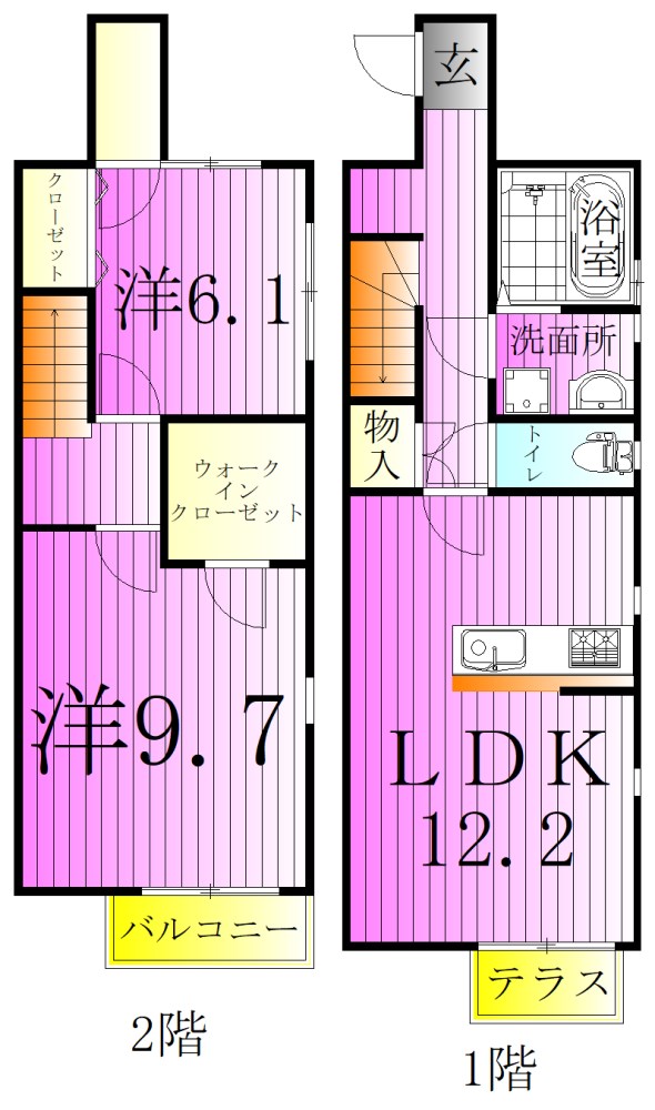 セレーナ西新井 間取り図