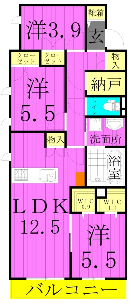 I&amp;rsquo;ami de Lion 間取り図