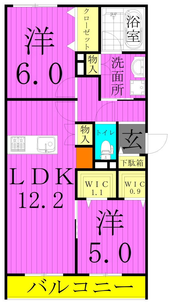 I&amp;rsquo;ami de Lion 間取り図