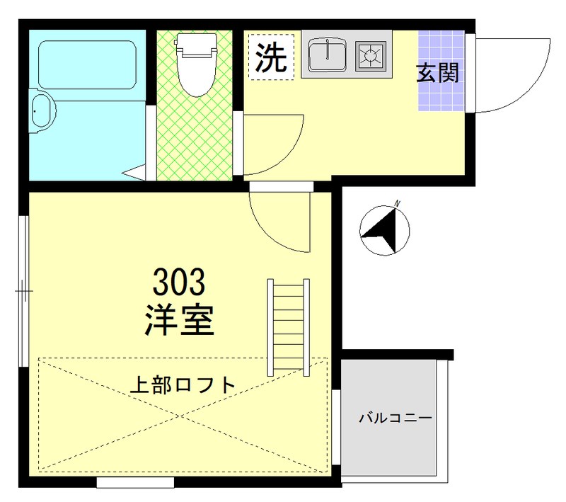 シャルム千住寿 間取り図