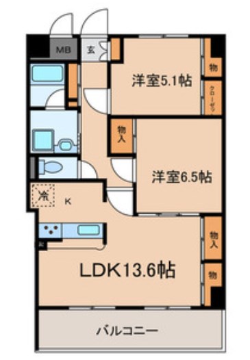 フォーレスト北綾瀬Ⅰ 間取り図