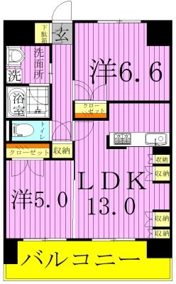 エスペランス・YAMADA 間取り図