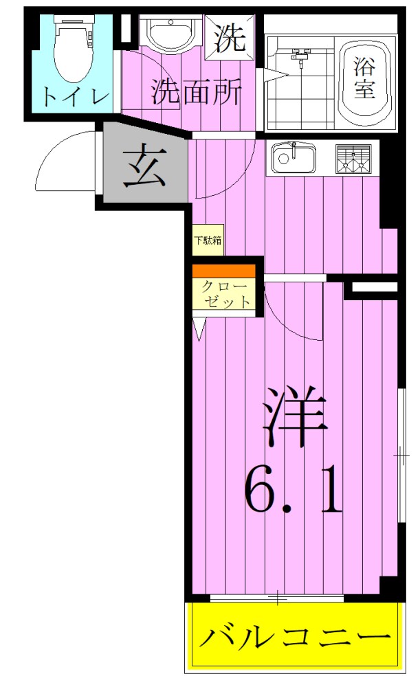 メゾンフジノ 間取り図