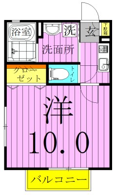 メゾンヴェールＮ3 間取り図