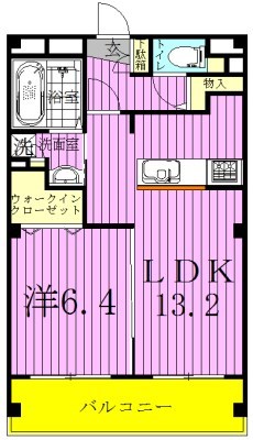 L&rsquo;ARGO～エルアルゴ～ 202号室 間取り