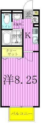 グランモアⅠ 間取り図