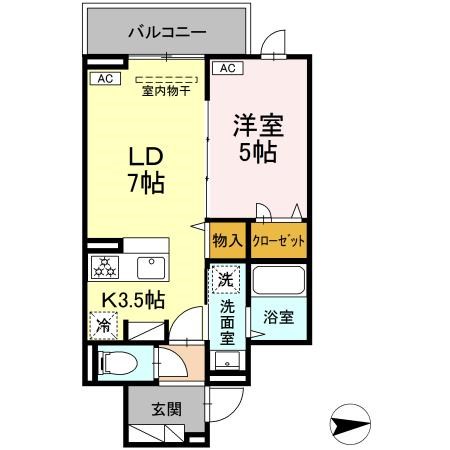 グラナーデ東水元 間取り図