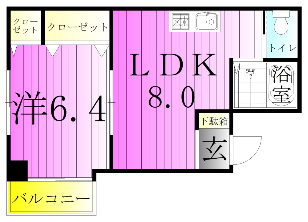 第16新井ビル 間取り図